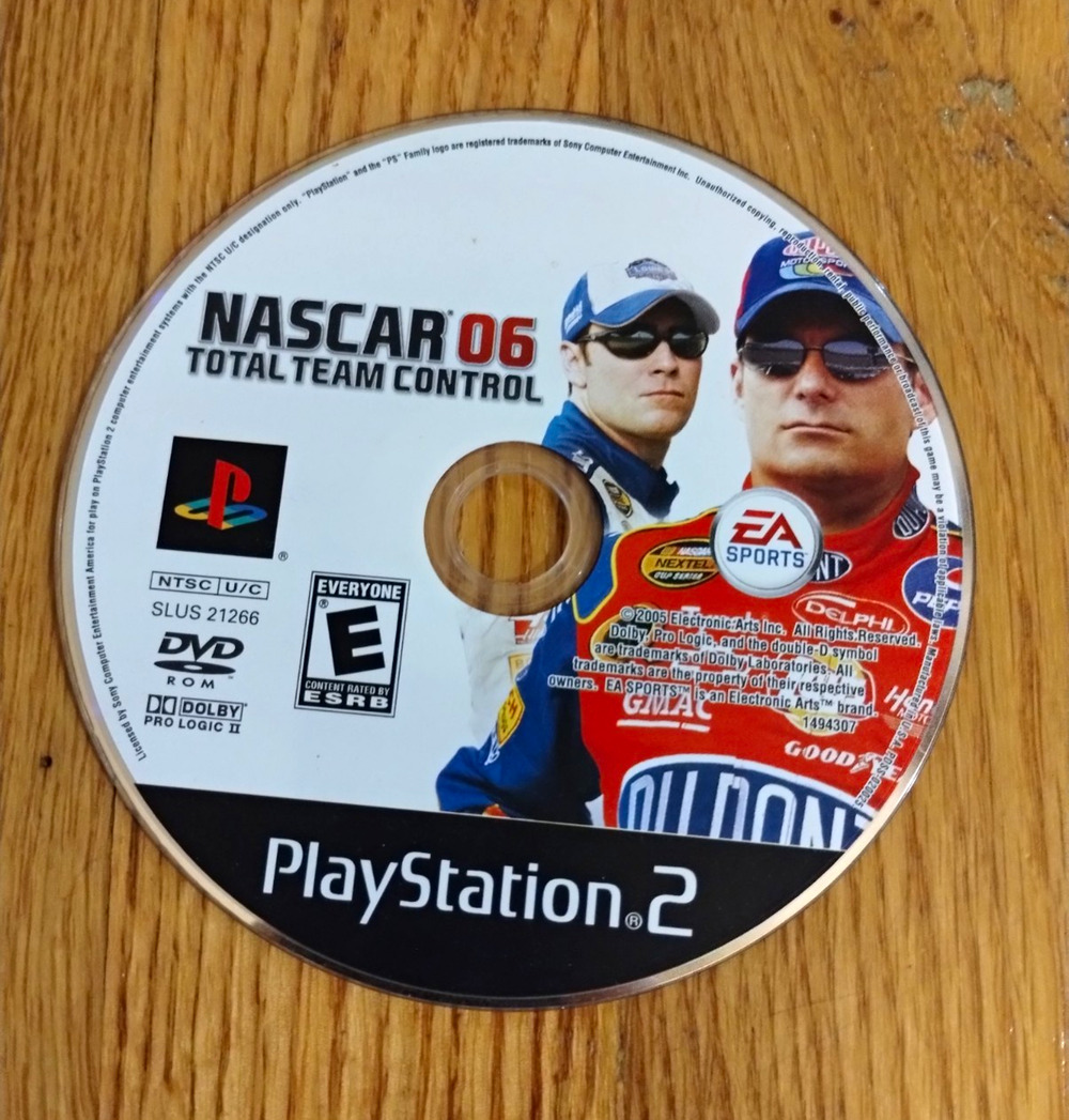 EA SPORTS NASCAR 06 Total Team Control (Sony PlayStation 2) 2005 Disc Only